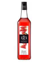 1883 vandmelonsirup i en flaske, perfekt til at tilføje en sød og forfriskende vandmelonsmag til dine drikke