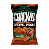 Crackzel Jalapeño – sprød snack med stærk og krydret smag af jalapeño, ideel til tapas, barservering og snacks med kant.
