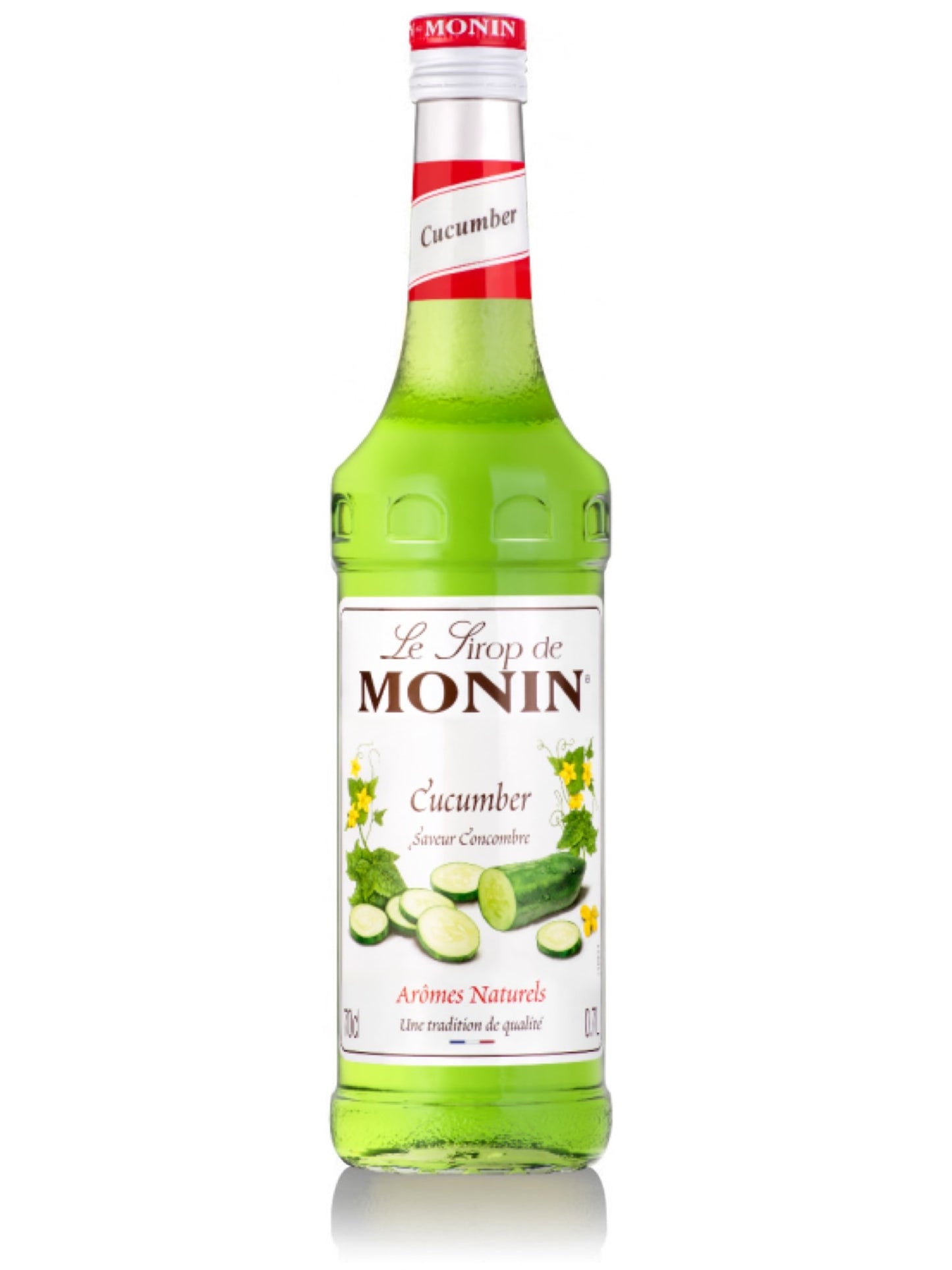 Skab unikke og forfriskende drikke med denne agurk-sirup fra Monin.