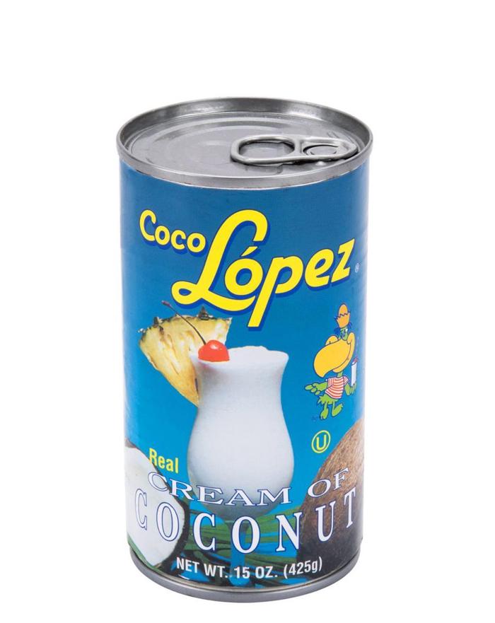 Coco Lopez cream of coconut til Piña Colada og tropiske cocktails