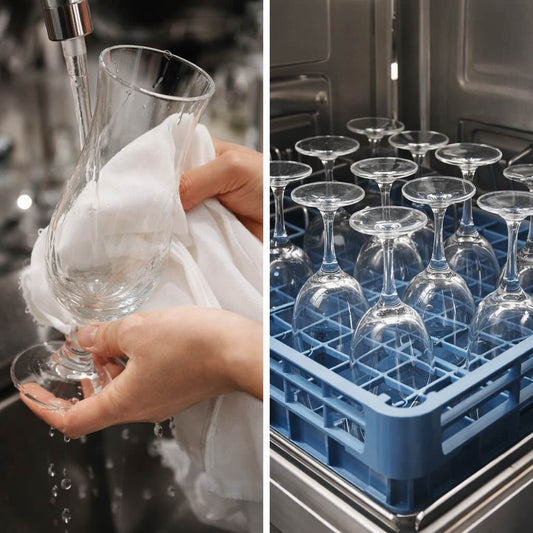 Glaspleje i restaurant, bar og café – sådan forlænger du levetiden på dine glas