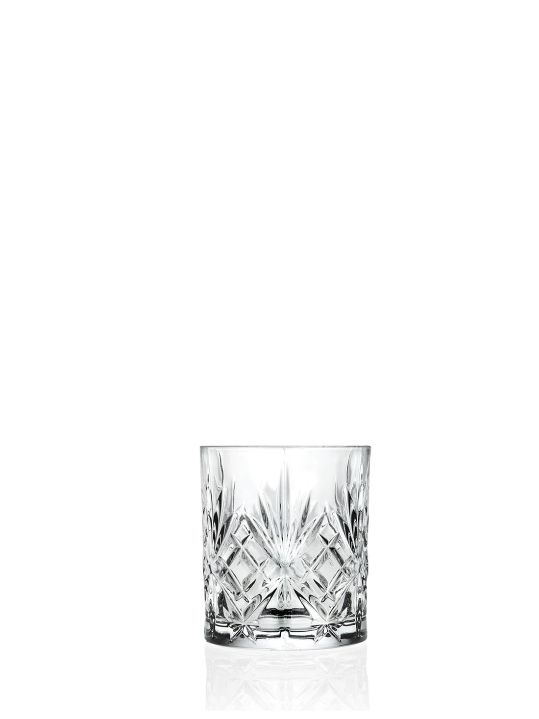Whiskyglas til servering af White Russian med is