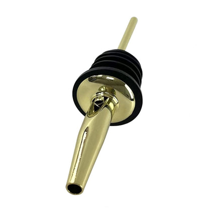 Professionel skænkeprop i stål og guld – til bar og servering.