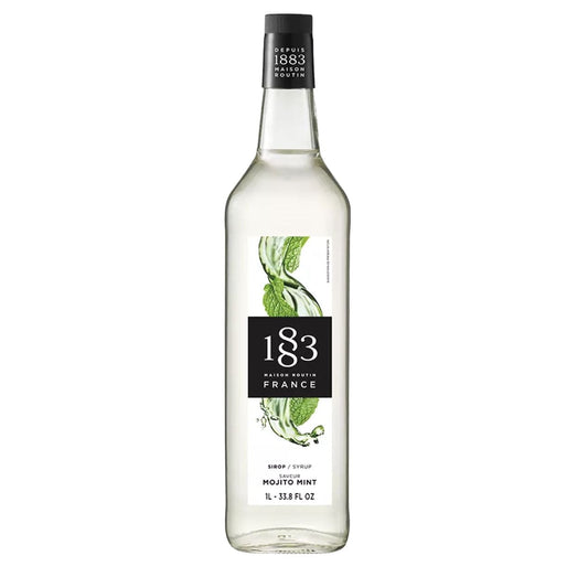 1883 Mojito Sirup – frisk myntesirup med noter af lime, perfekt til cocktails, mocktails og sommerdrinks.