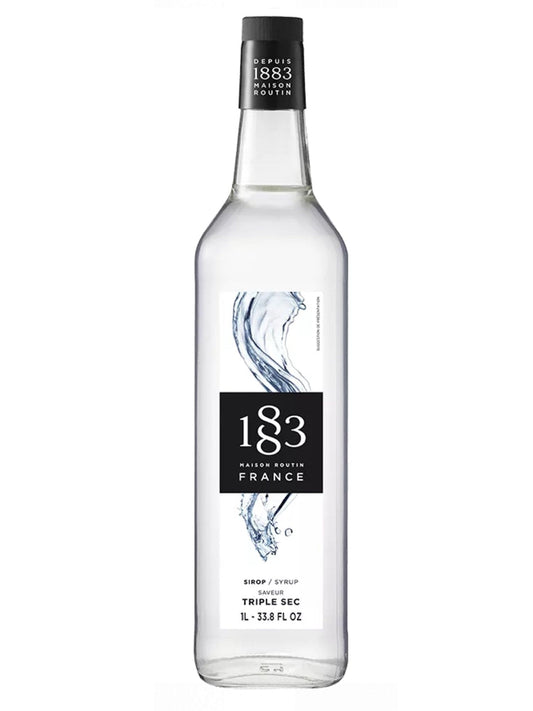 1883 Triple Sec sirap – fräsch och citrusaktig sirap med smak av apelsin, perfekt för att ge en intensiv citrusnot till cocktails och drycker