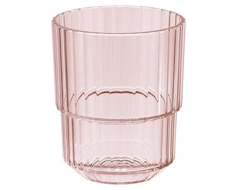 Drikkeglas Linea - 48 stk. i elegant rosa nuance