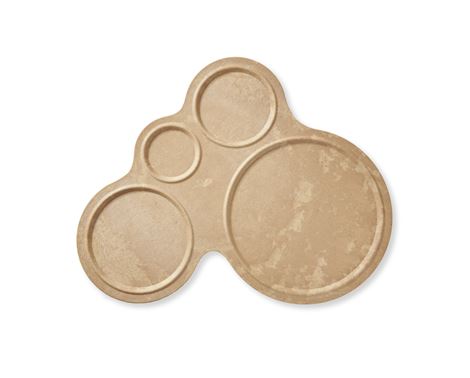 luups Rektangulær bakke i minimalistisk design – velegnet til servering af småretter, tapas eller individuelle anretninger i restaurant og café.