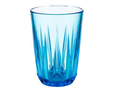 Drikkeglas CRYSTAL - 48 stilfulde blå glas.