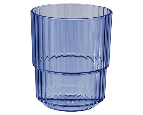 Drikkeglas LINEA i blå - 48 stk. moderne design.