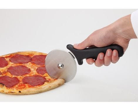 Pizzaskærer BLUE med ergonomisk håndtag og stålskive