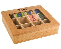 Tea Box with 12 Compartments