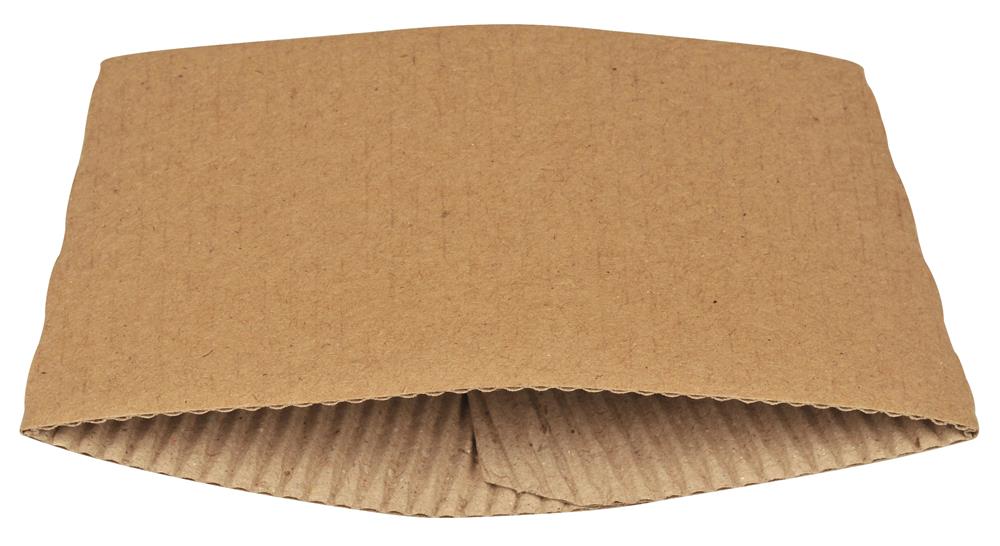 Brown Paper Sleeve for Coffee Cup 30-40 cl - 10x100 pcs