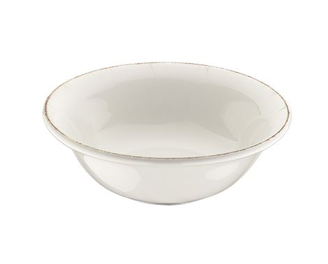 Bowl with Brown Rim Retro