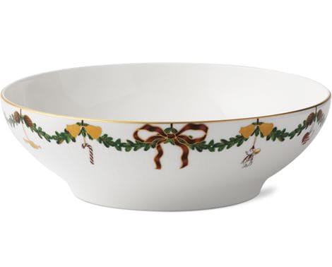 Star Fluted Christmas Bowl