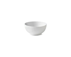 White Ribbed Bowl