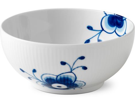 Blue Mega Ribbed Bowl