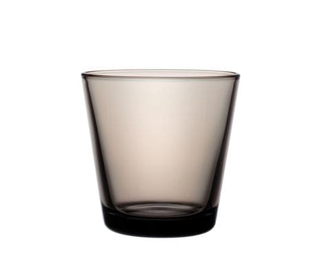 Drikkeglas 21 cl Sand 2 stk med sandfarvet finish