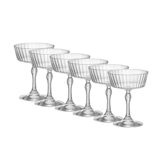 America 20s Coupe – et klassisk og sofistikeret coupe glas, ideelt til at nyde dine yndlingscocktails med et vintage touch