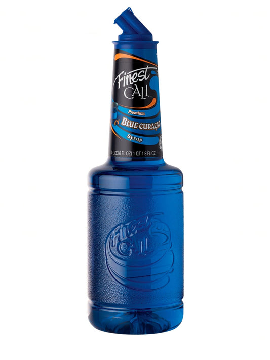 Finest Call Blue Curaçao sirup – livlig blå sirup med citrusnoter, perfekt til farverige cocktails