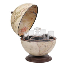 Globusbar Giove White 1 – en moderne og stilfuld globusbar med et elegant hvidt design, perfekt til opbevaring og præsentation af spiritus. Giver et sofistikeret og klassisk touch til ethvert rum.