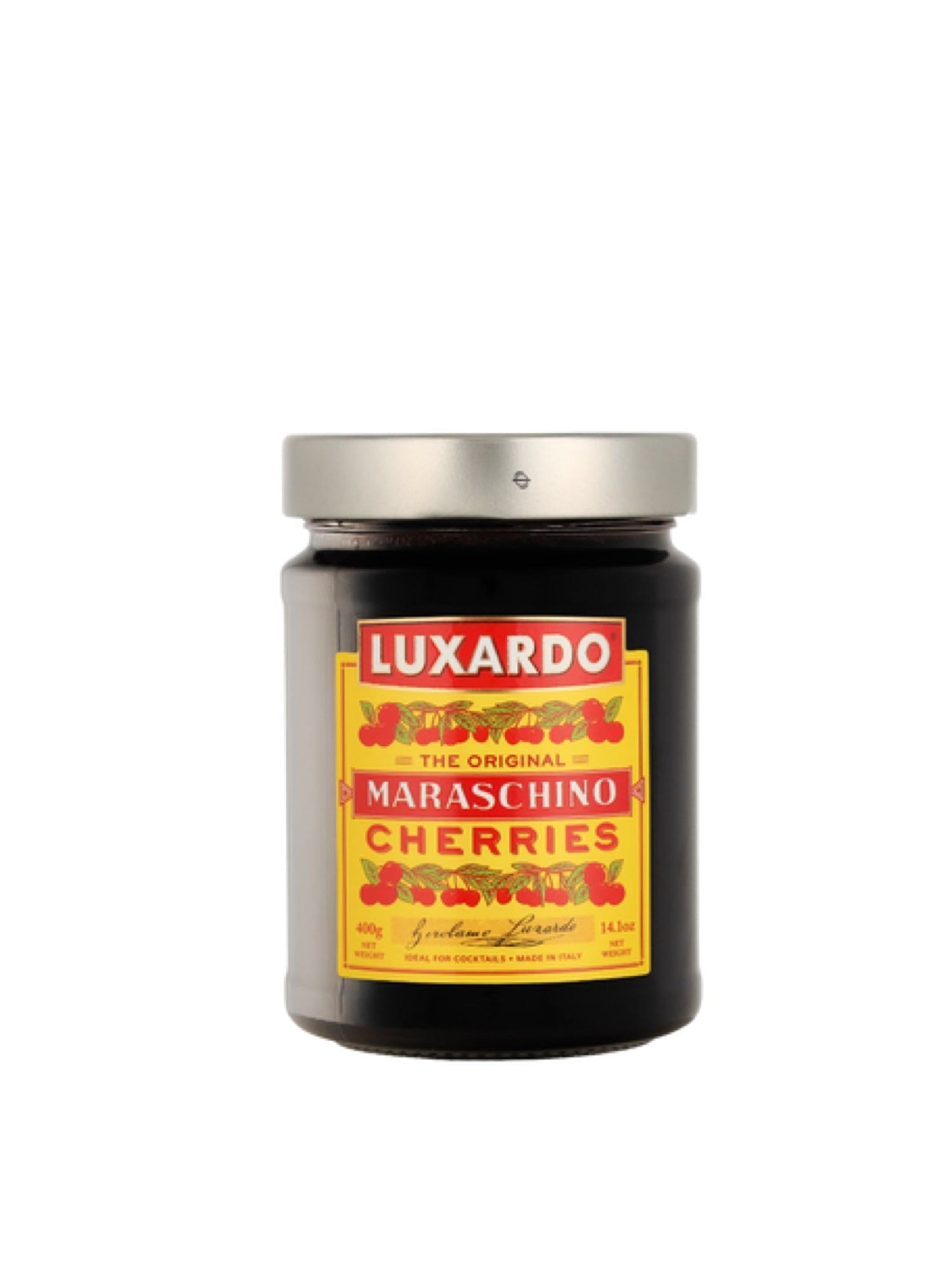 Luxardo cocktailkirsebær – luksuriøse mørke kirsebær i sirup, perfekt til cocktails og desserter