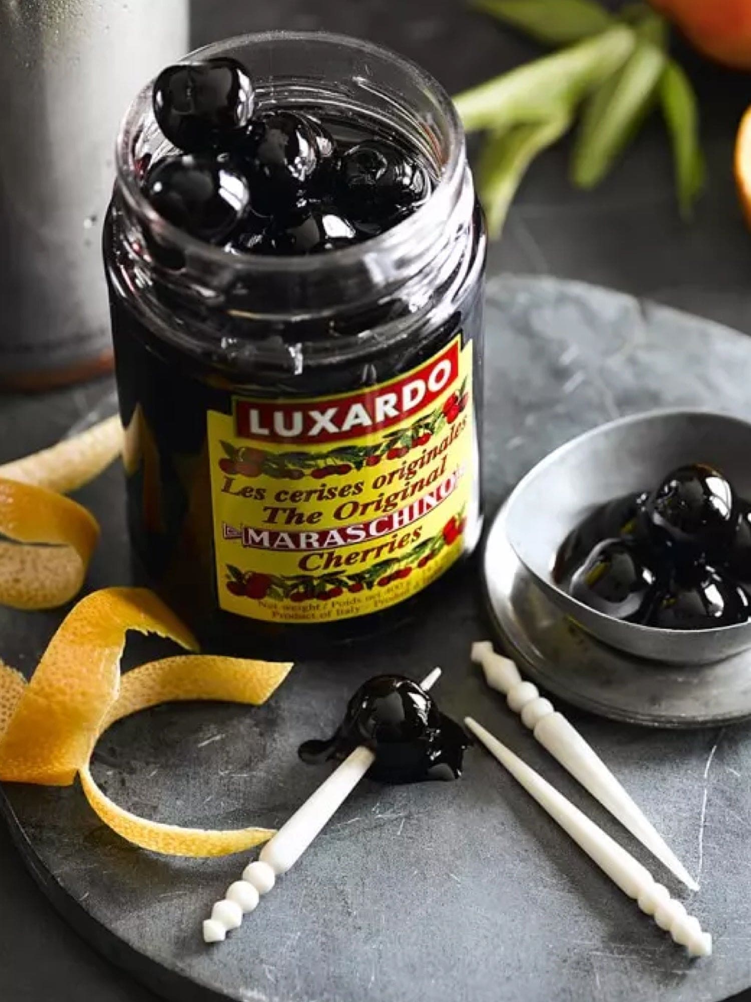 Luxardo Cocktail Cherries – premium mørke kirsebær i sirup, ideelle til klassiske cocktails og desserter