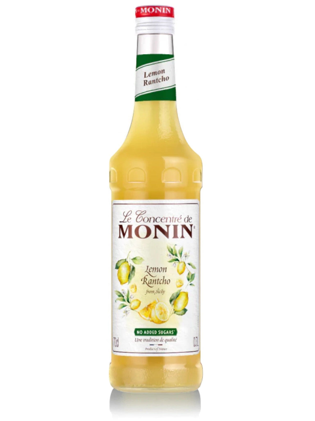 Monin Lemon Rancho Saft 1 liter – frisk och syrlig citronsaft, perfekt för att göra uppfriskande lemonader, cocktails och mocktails