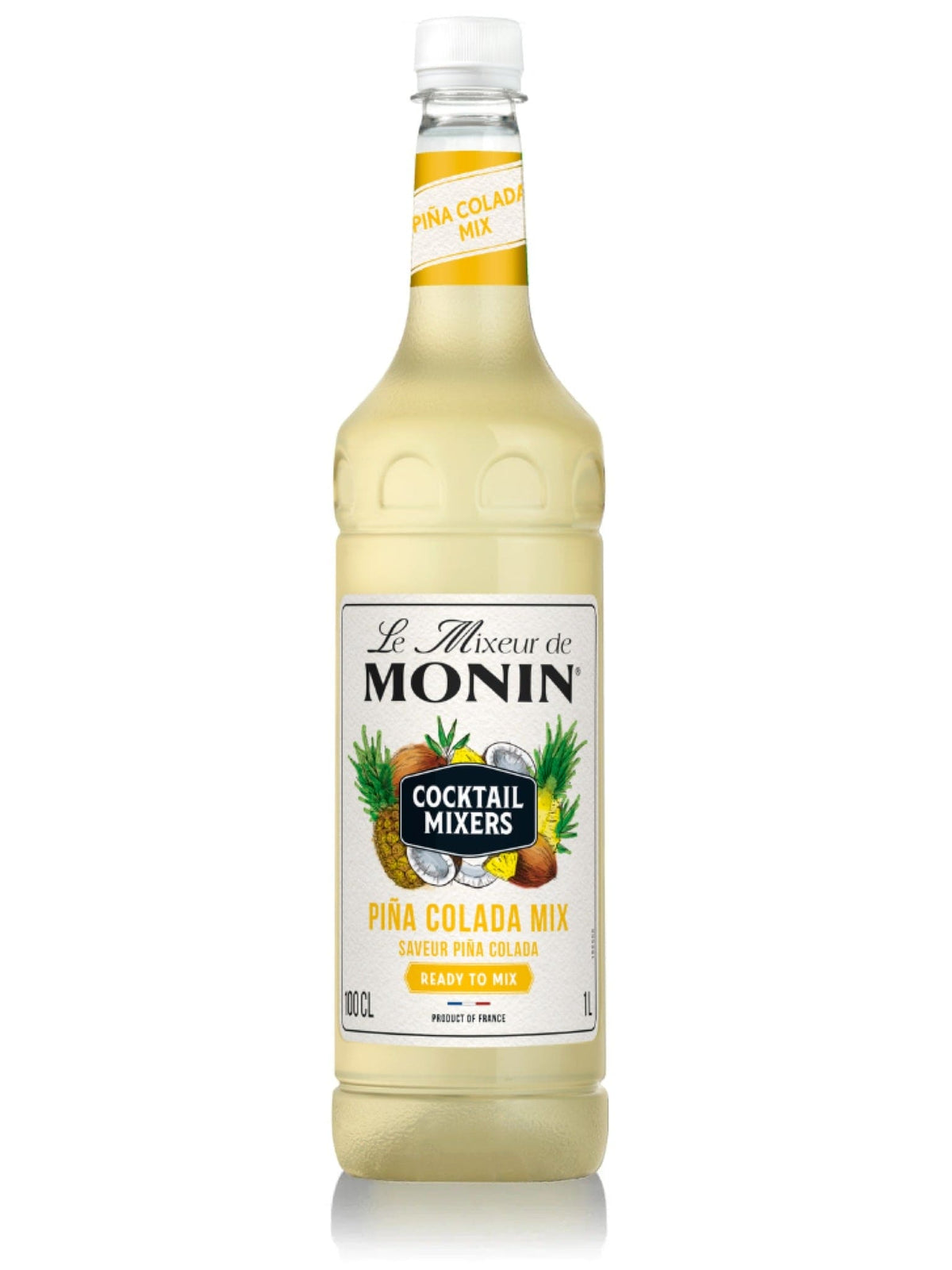 Monin Piña Colada Cocktail Mix – cremet og tropisk cocktailmixer, perfekt til Piña Coladas og andre eksotiske drinks.