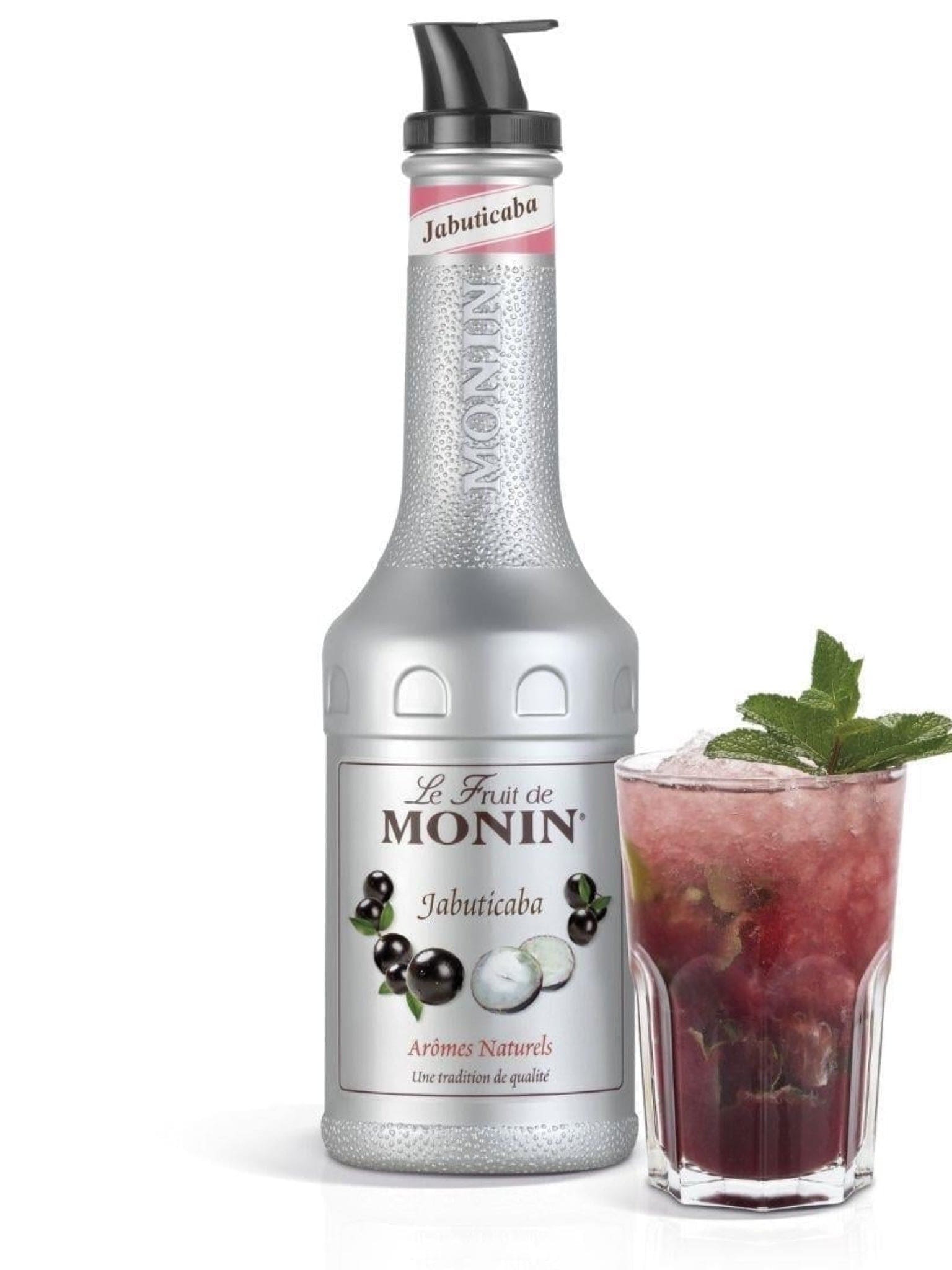 Monin Jabuticaba Purée – eksotisk asiatisk frugtpuré af høj kvalitet, ideel til cocktails, mocktails og desserter