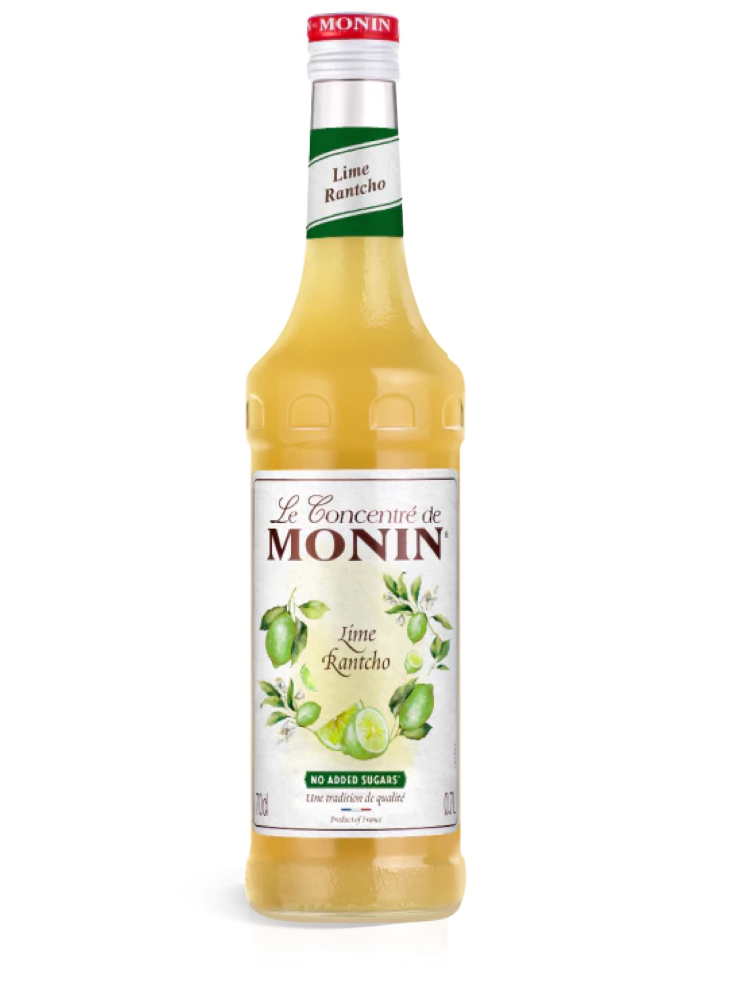 Monin Lime Rantcho koncentrat i en flaske, perfekt til cocktails og madlavning
