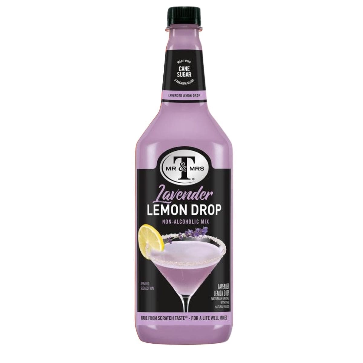 Mr & Mrs T Lavender Lemon Drop Mix – elegant cocktailmixer med lavendel og citron, perfekt til klassiske og moderne drinks.