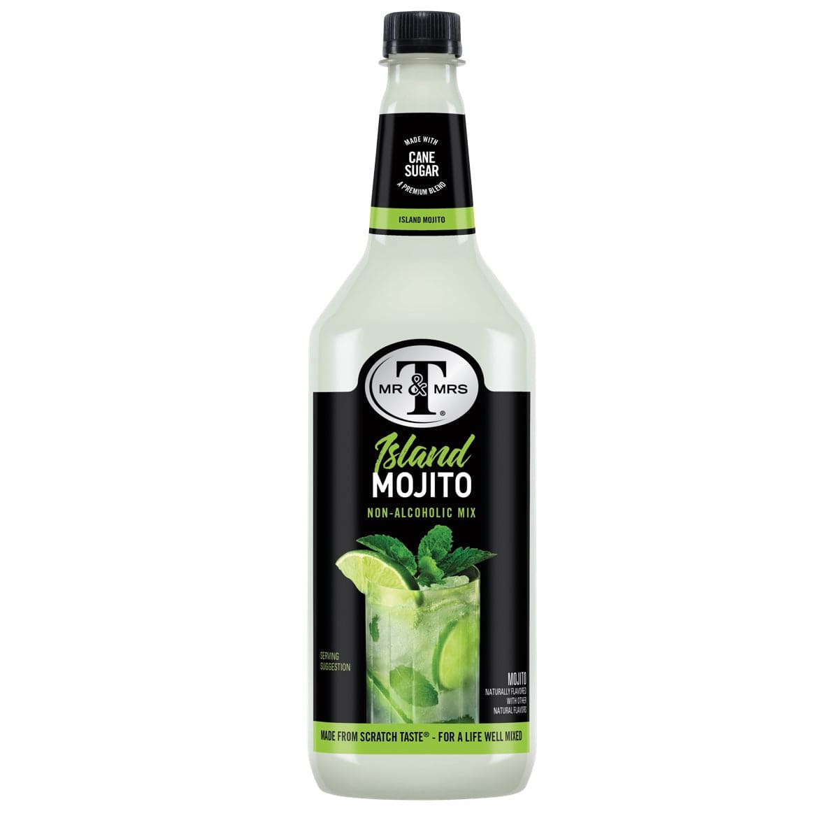 Mr & Mrs T Mojito Mix – forfriskende cocktailmixer med smag af lime og mynte, klar til at blande klassiske mojitos hjemme eller i baren.