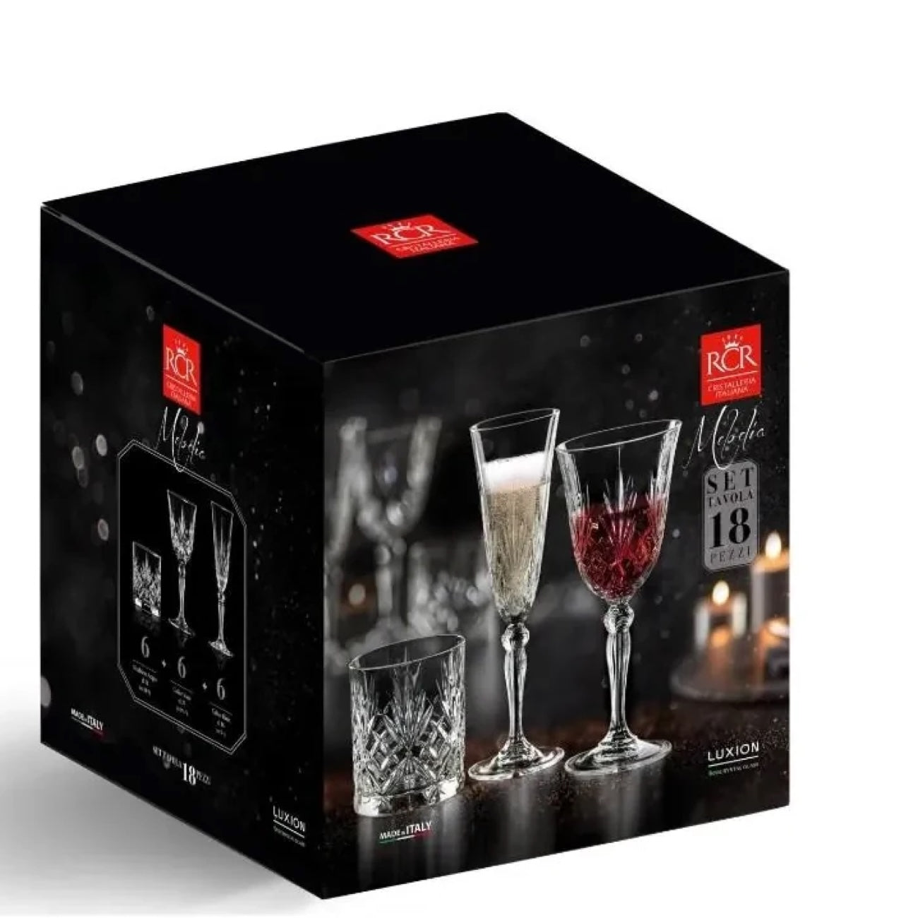 RCR Melodia sæt 18stk.