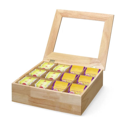 Teboks til organiseret opbevaring af te