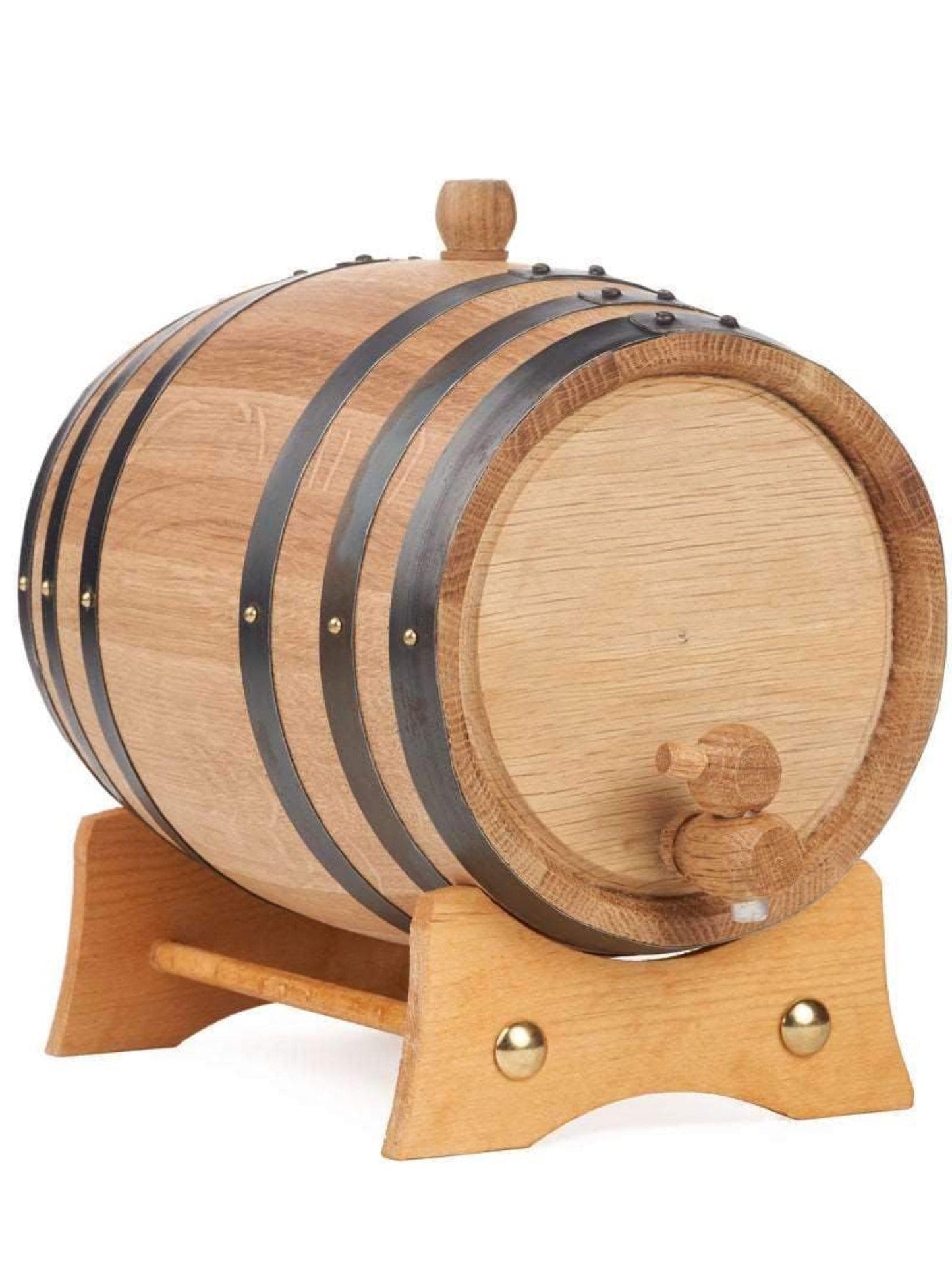 Whiskyfass 0,5 Liter – kleine Eichenholz-Tonne für hausgereiften Whisky oder dekorative Nutzung