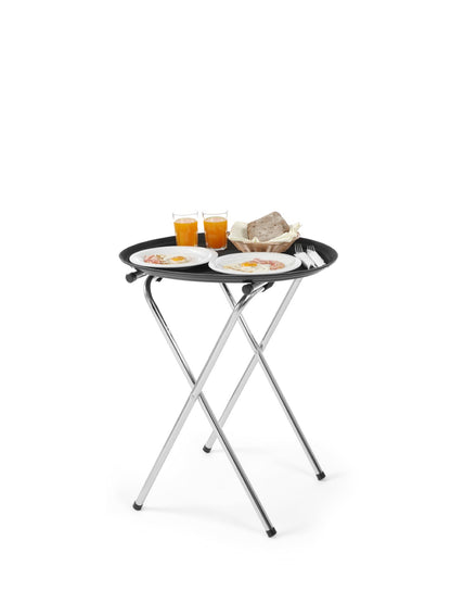 Sammenklappelig bakkestand ideel til servering