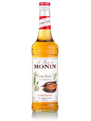 Prøv Monin Creme Brulee Sirup for en lækker og sød twist til dine favoritdrikke og dessert