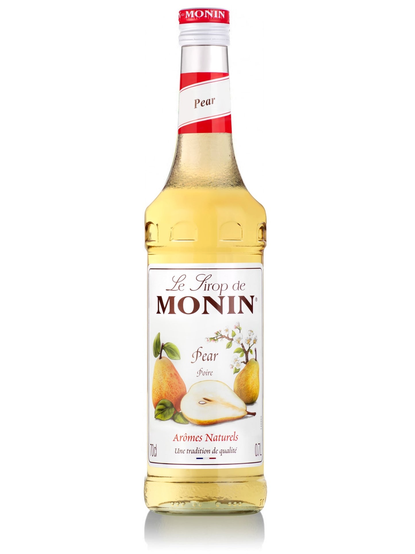 Monin Pære Sirup - tilføj en frisk og frugtig smag til dine drinks med denne fortryllende og aromatiske pære sirup fra Monin.